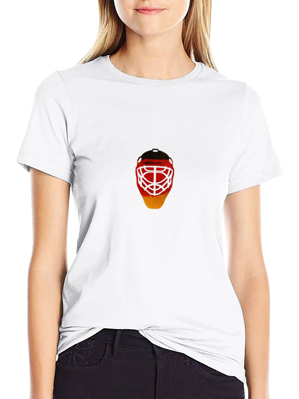 Black German Hockey Mask Graphic Tee