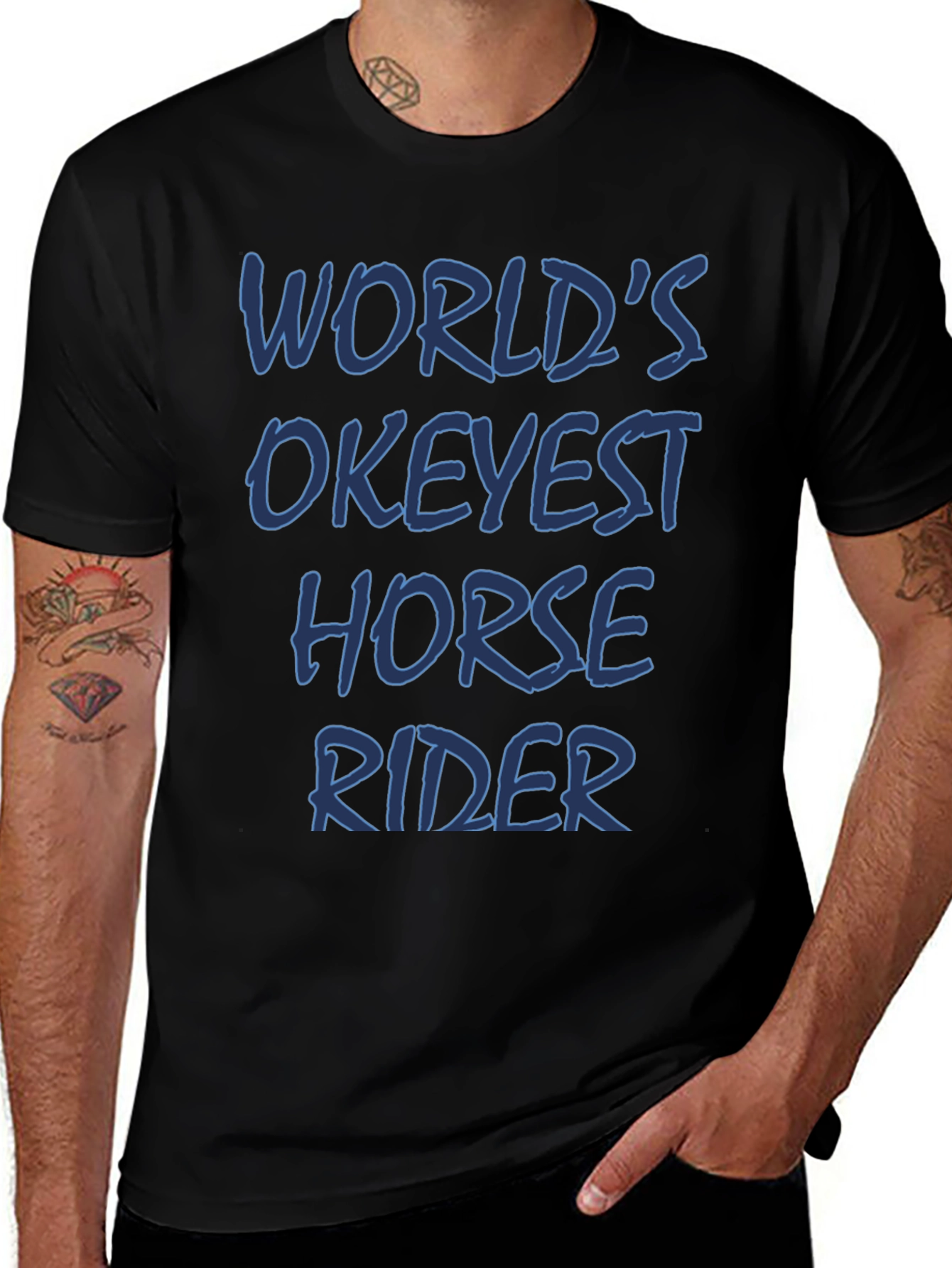 Worlds Okeyest Horse Rider T-Shirt