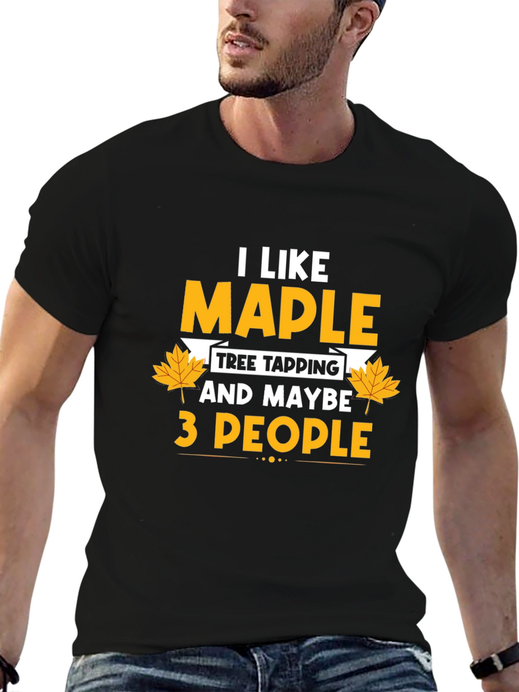 I Like Maple Tree Tapping Funny Graphic T-Shirt
