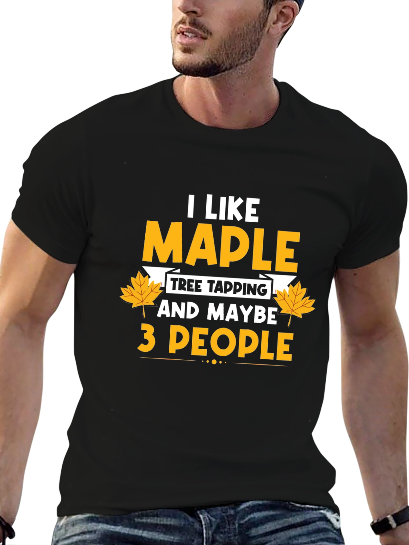 I Like Maple Tree Tapping Funny Graphic T-Shirt