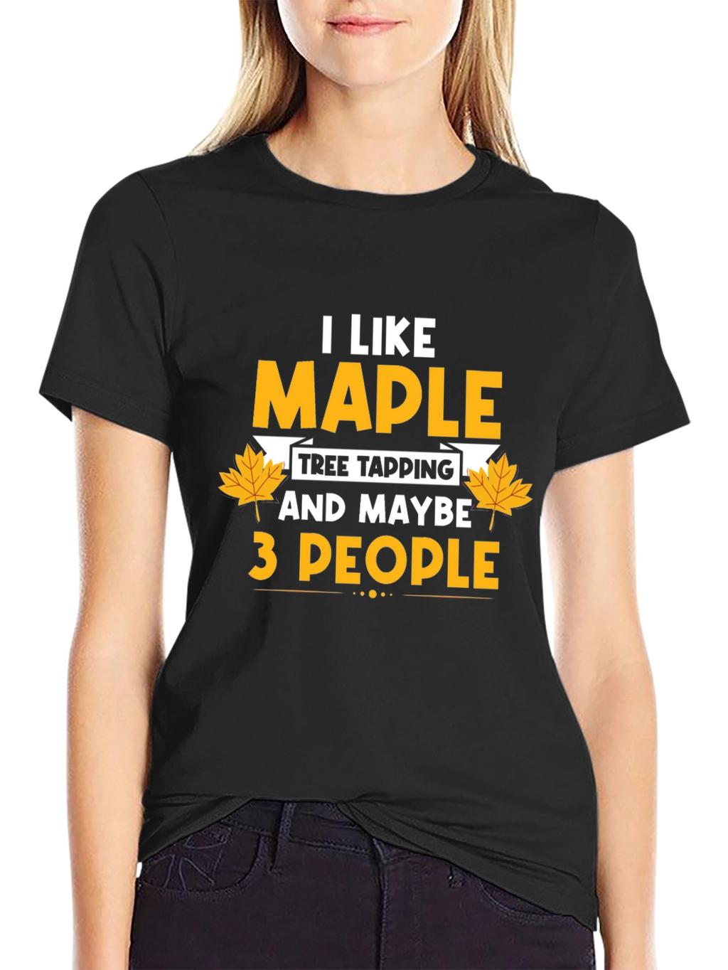 I Like Maple Tree Tapping Funny Graphic T-Shirt