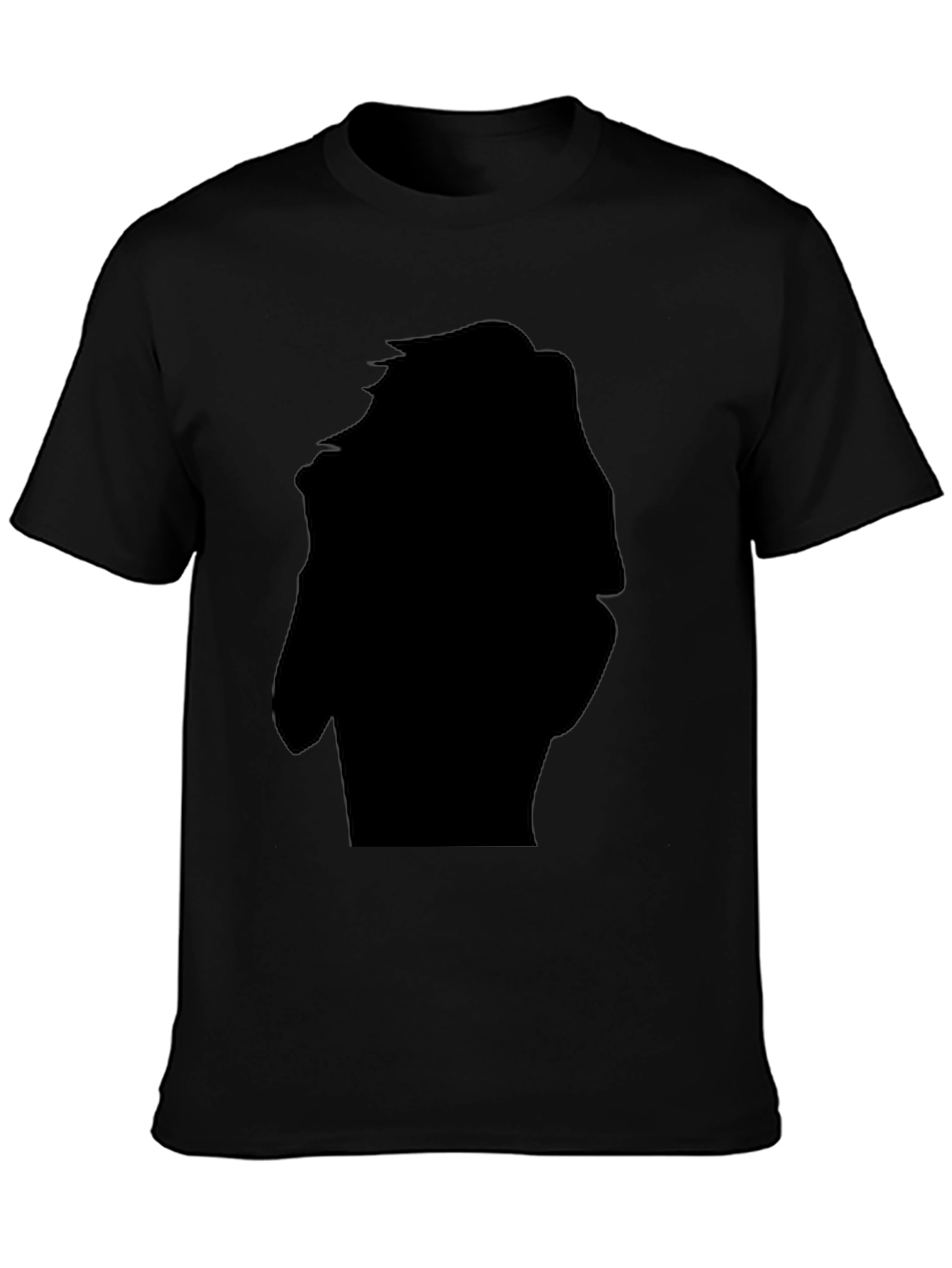 Stylish Black Silhouette Graphic T-Shirt