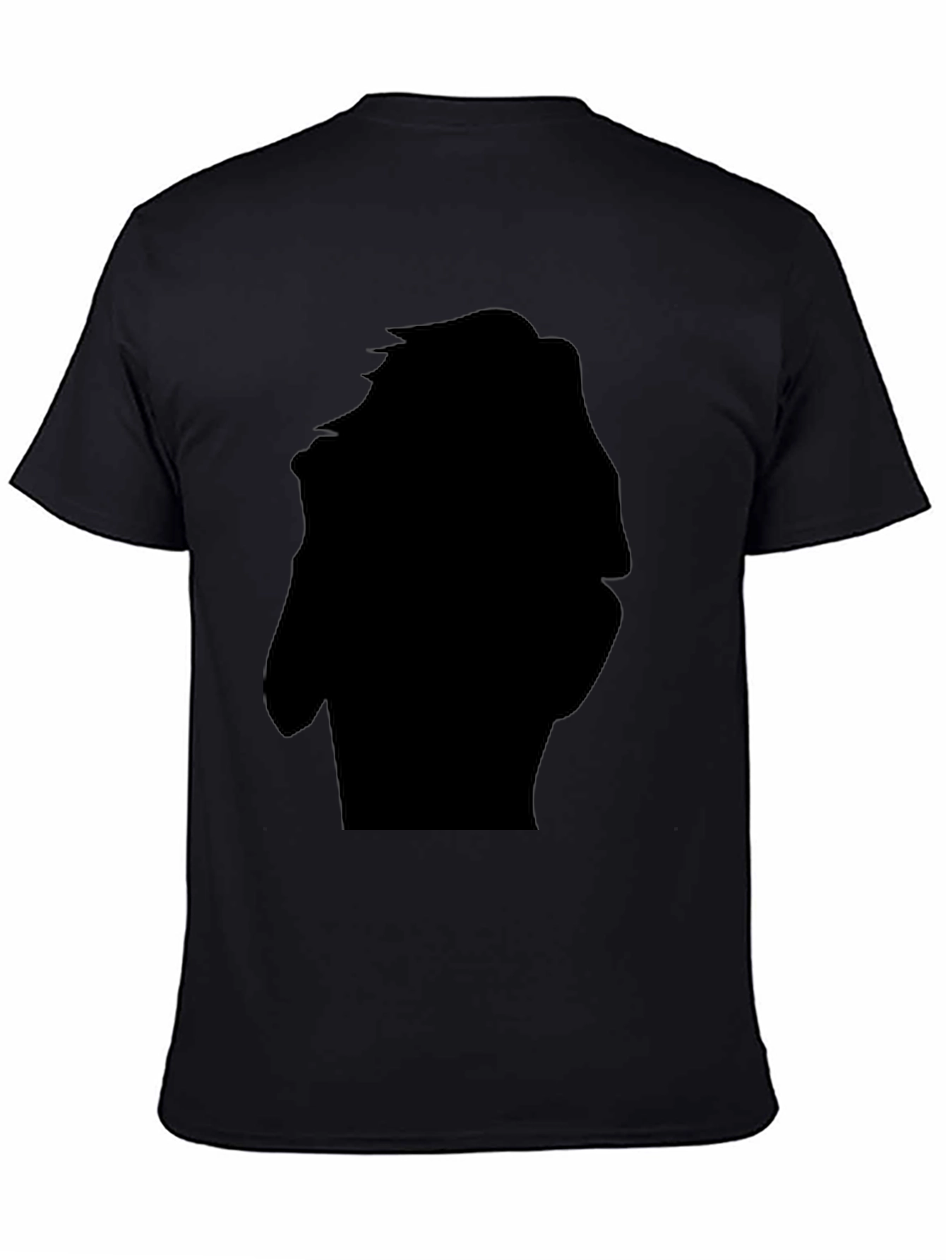 Stylish Black Silhouette Graphic T-Shirt