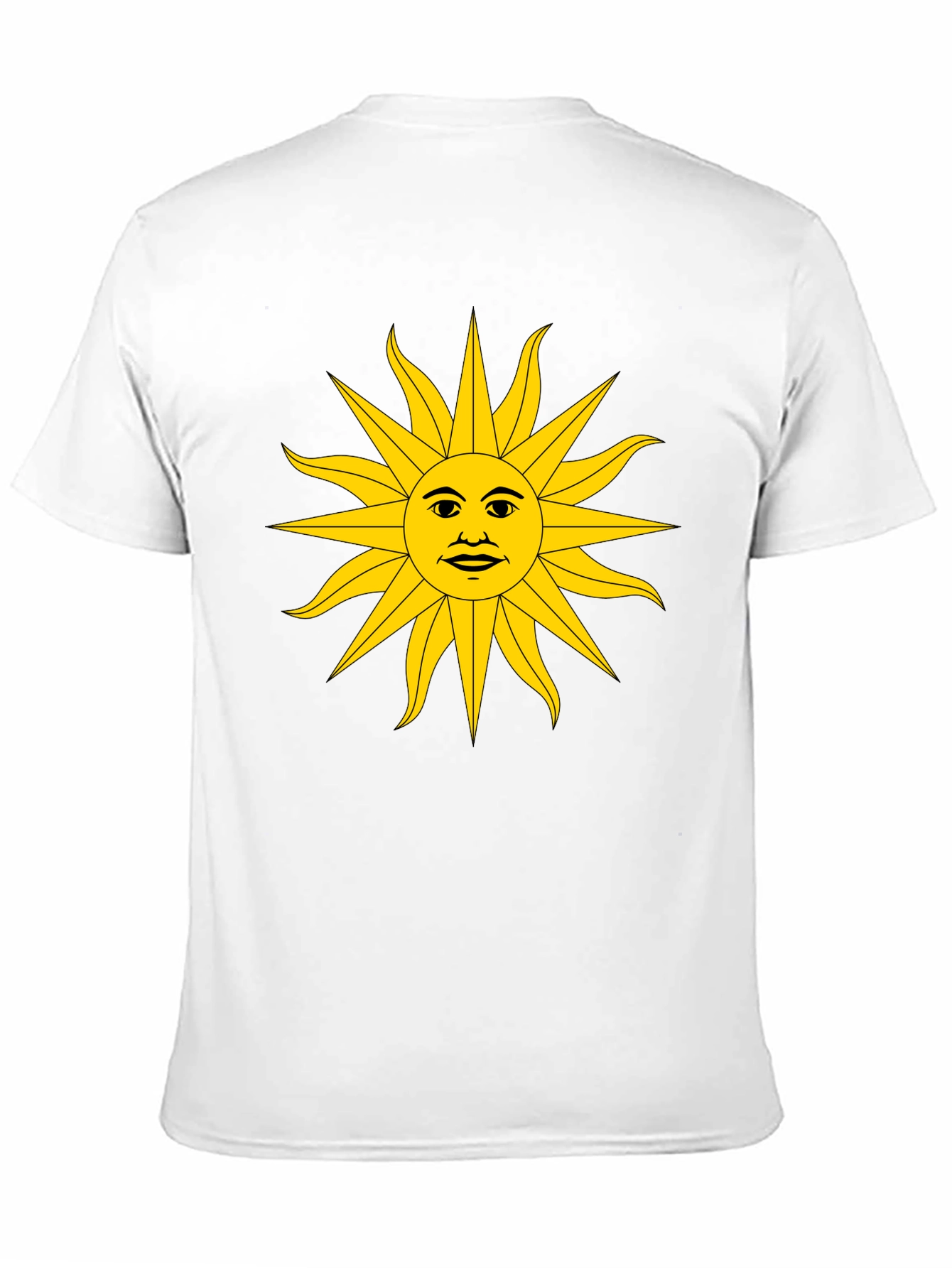Sun Graphic Black T-Shirt - Unique Design