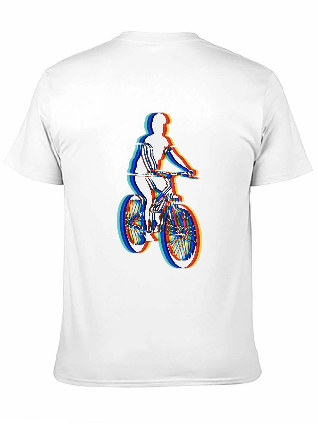 Mens Black T-Shirt - Retro Cycling Graphic