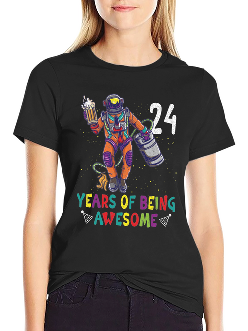 24 Years of Being Awesome Graphic Tee