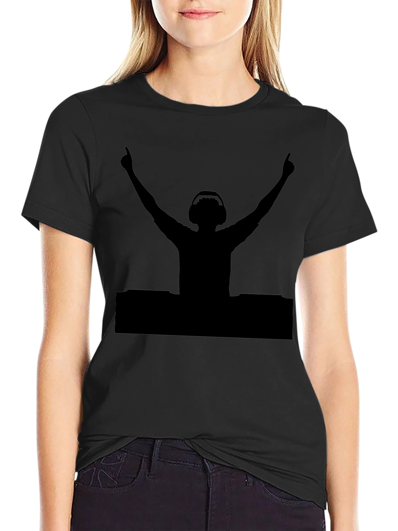 DJ Silhouette Black T-Shirt