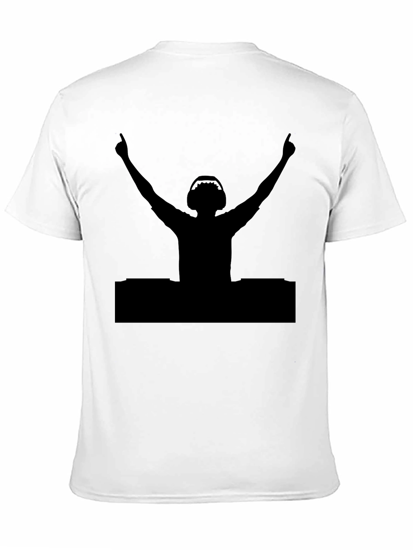 DJ Silhouette Black T-Shirt