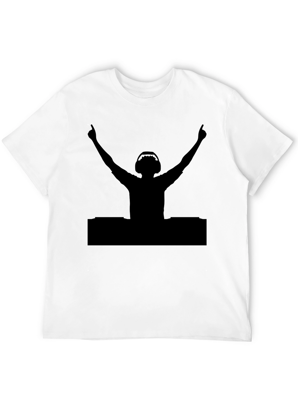 DJ Silhouette Black T-Shirt