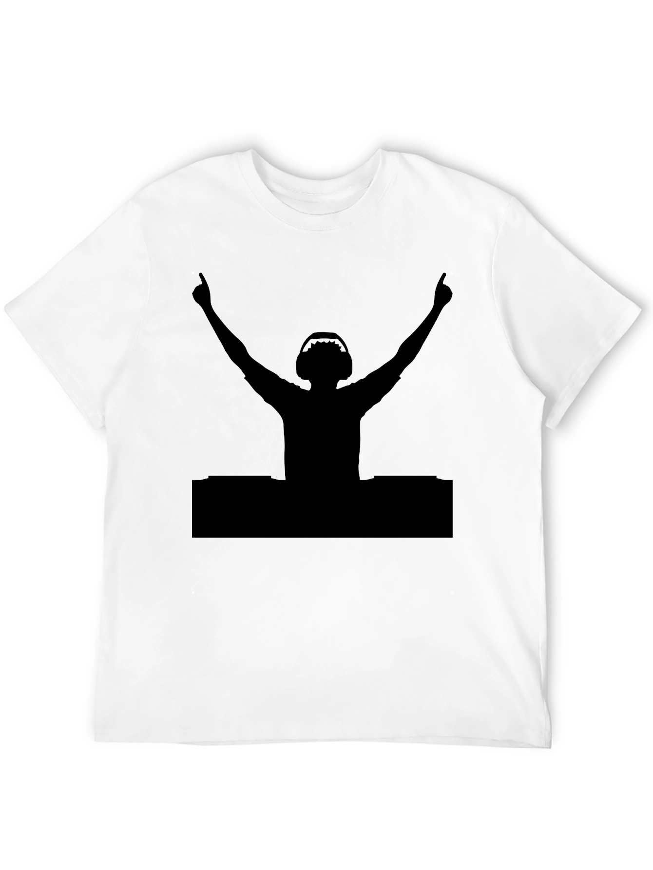DJ Silhouette Black T-Shirt