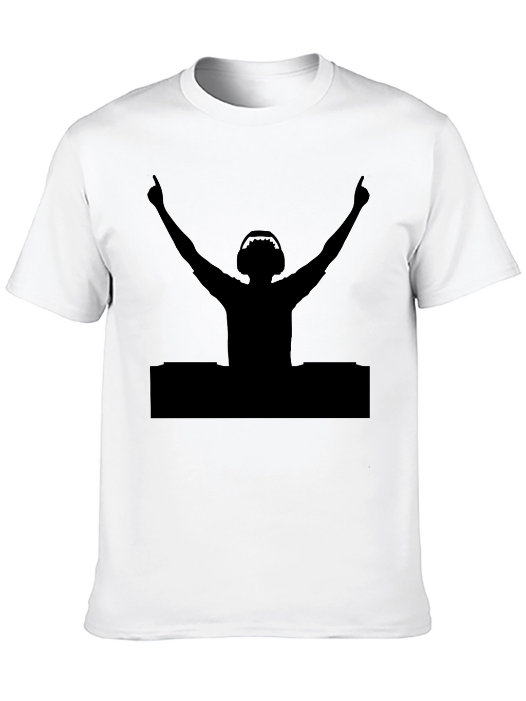 DJ Silhouette Black T-Shirt