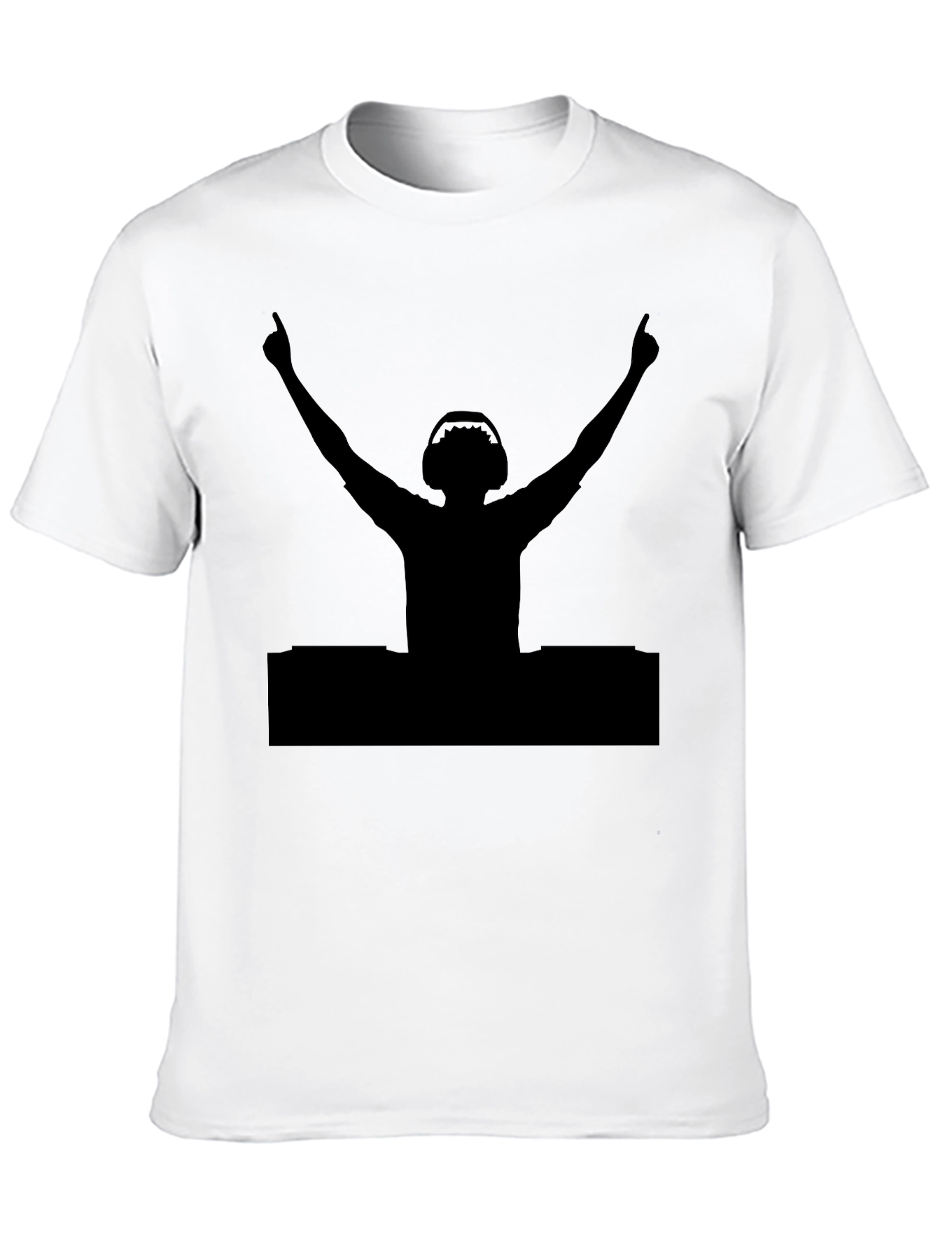 DJ Silhouette Black T-Shirt