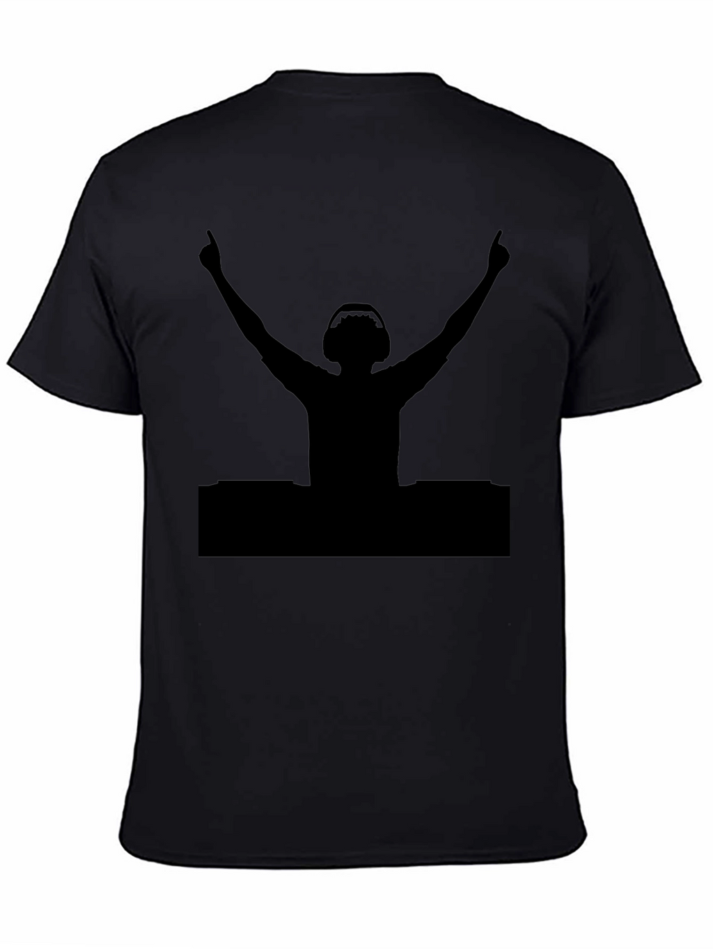 DJ Silhouette Black T-Shirt