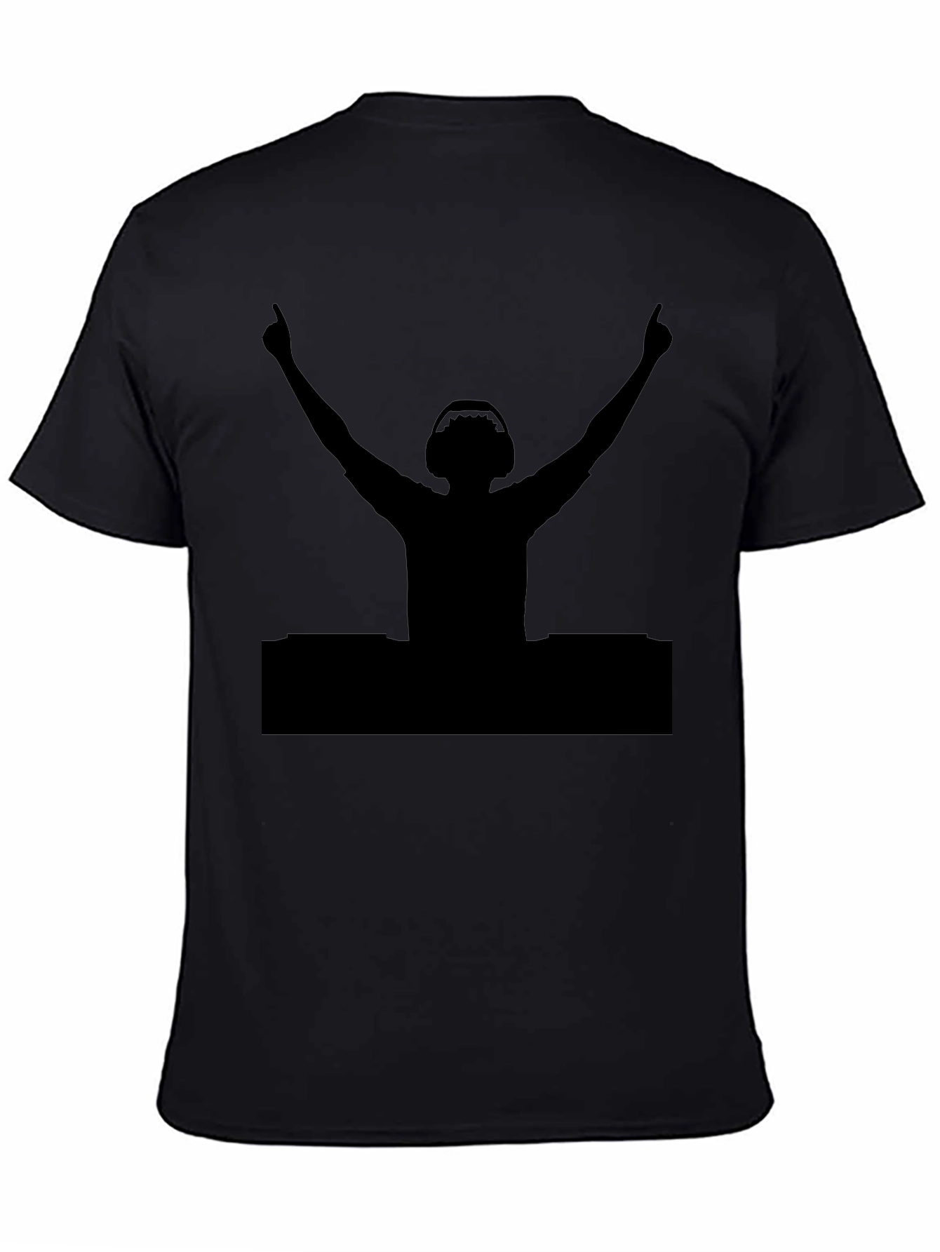 DJ Silhouette Black T-Shirt