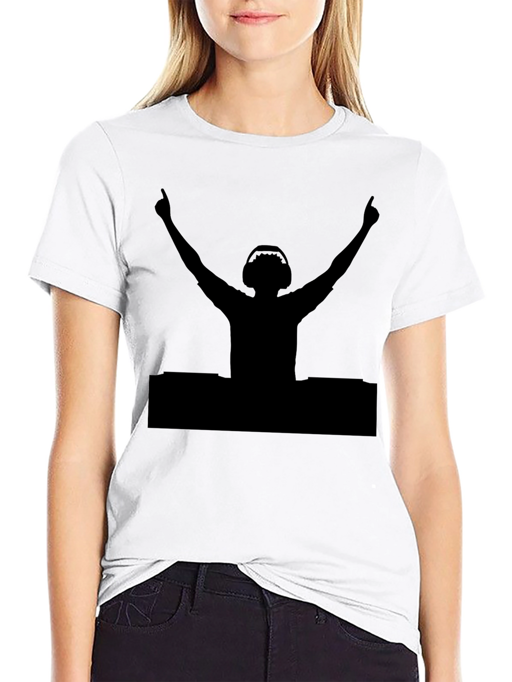 DJ Silhouette Black T-Shirt