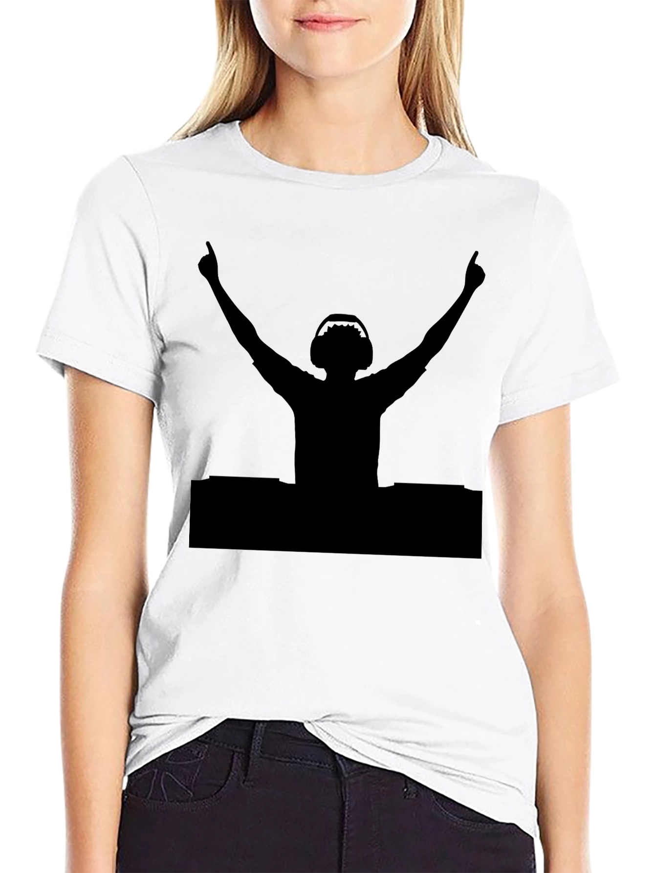 DJ Silhouette Black T-Shirt