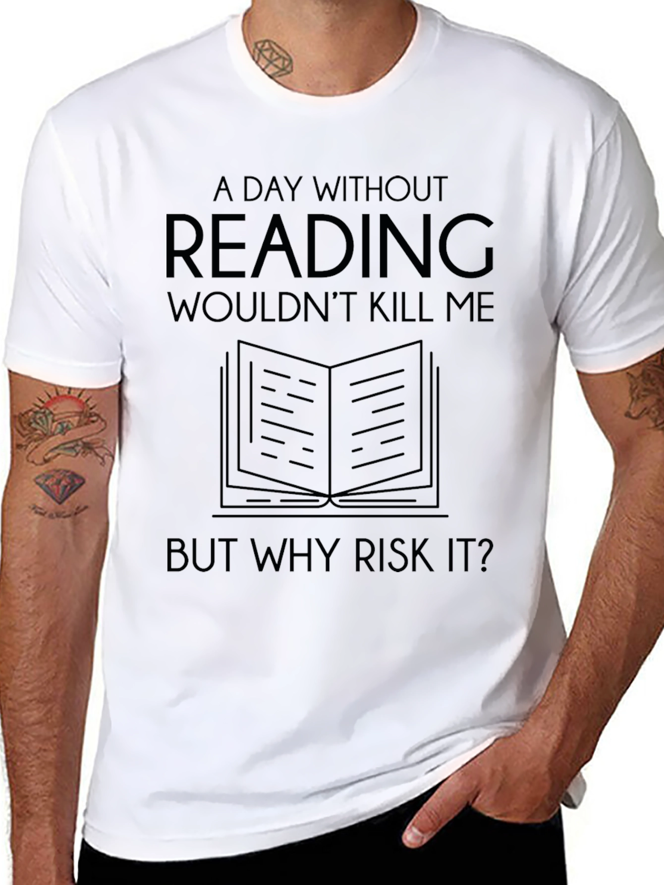 Funny Reading T-Shirt: A Day Without Reading