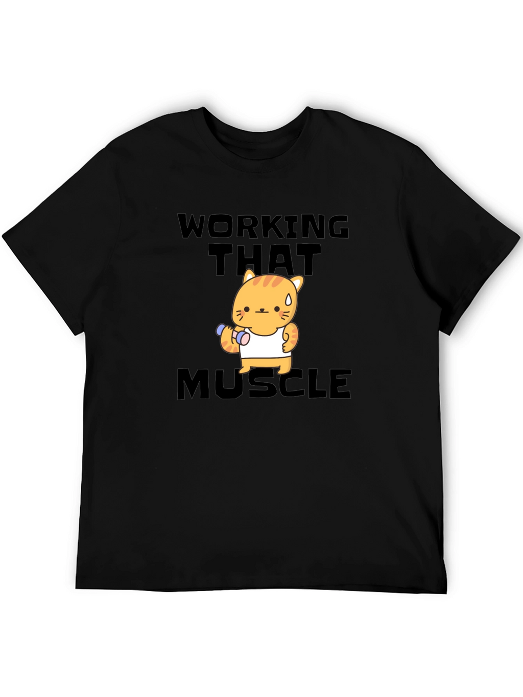 Workout Cat T-Shirt - Muscle Power!