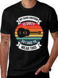 My Band Uniform is Dirty T-Shirt Guitar Funny