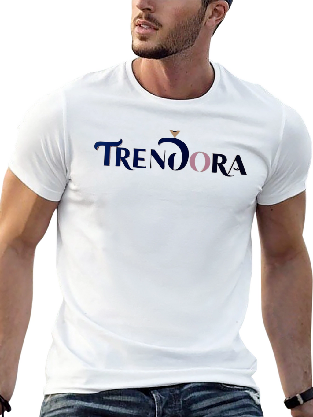 TrenDora Graphic T-Shirt | Black Tee
