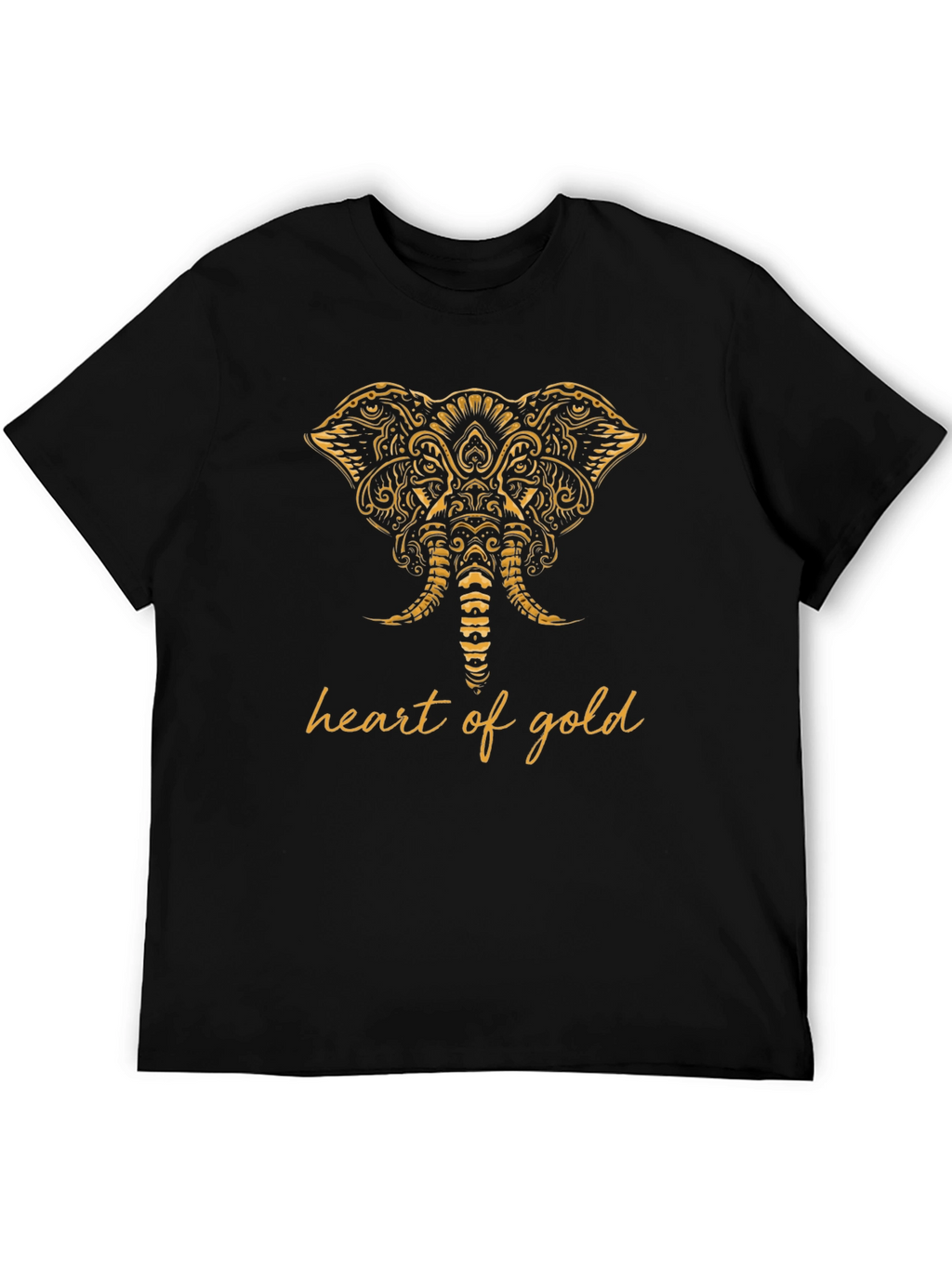 Heart of Gold Elephant Graphic Tee