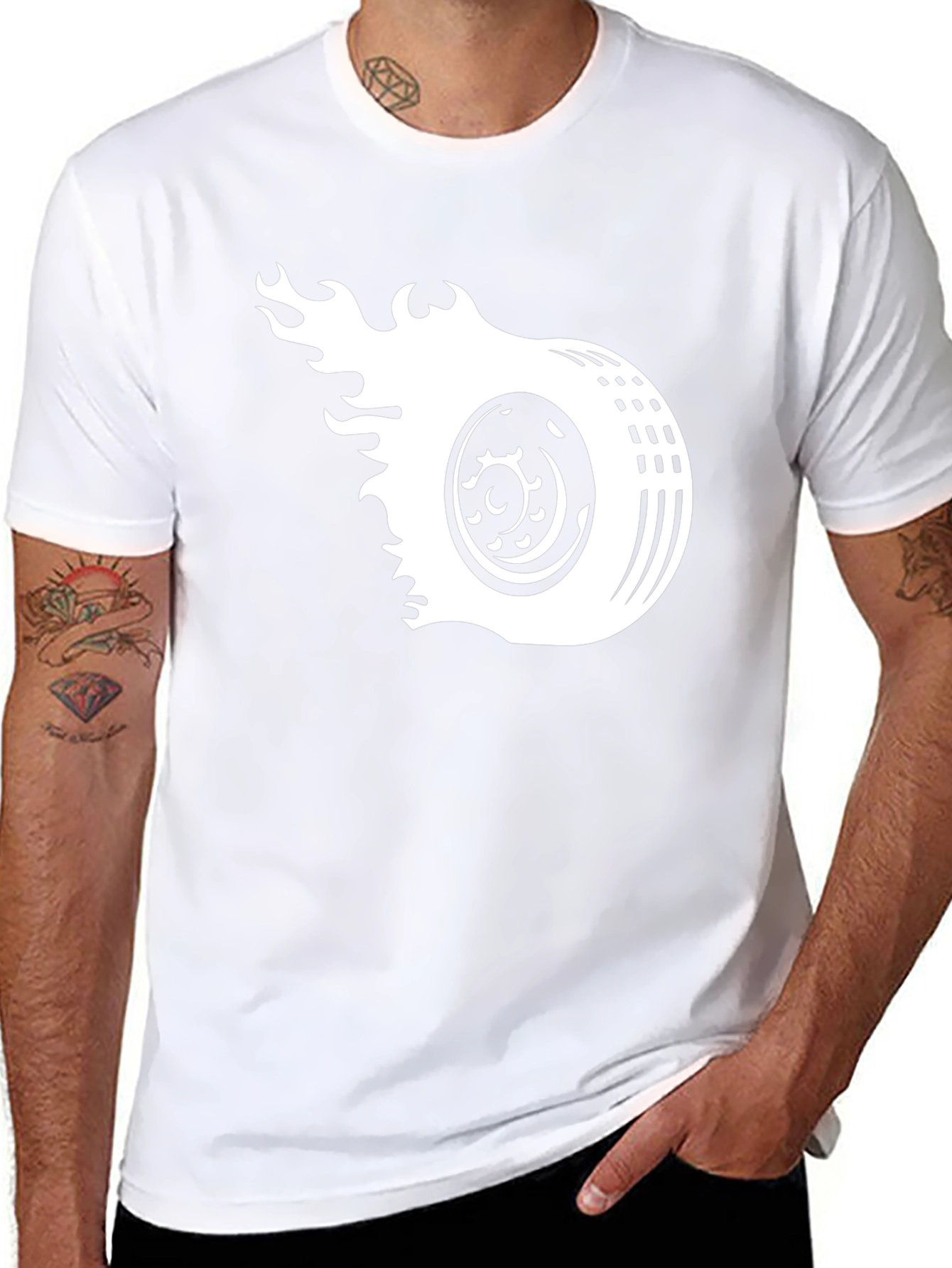 Burning Wheel Black T-Shirt