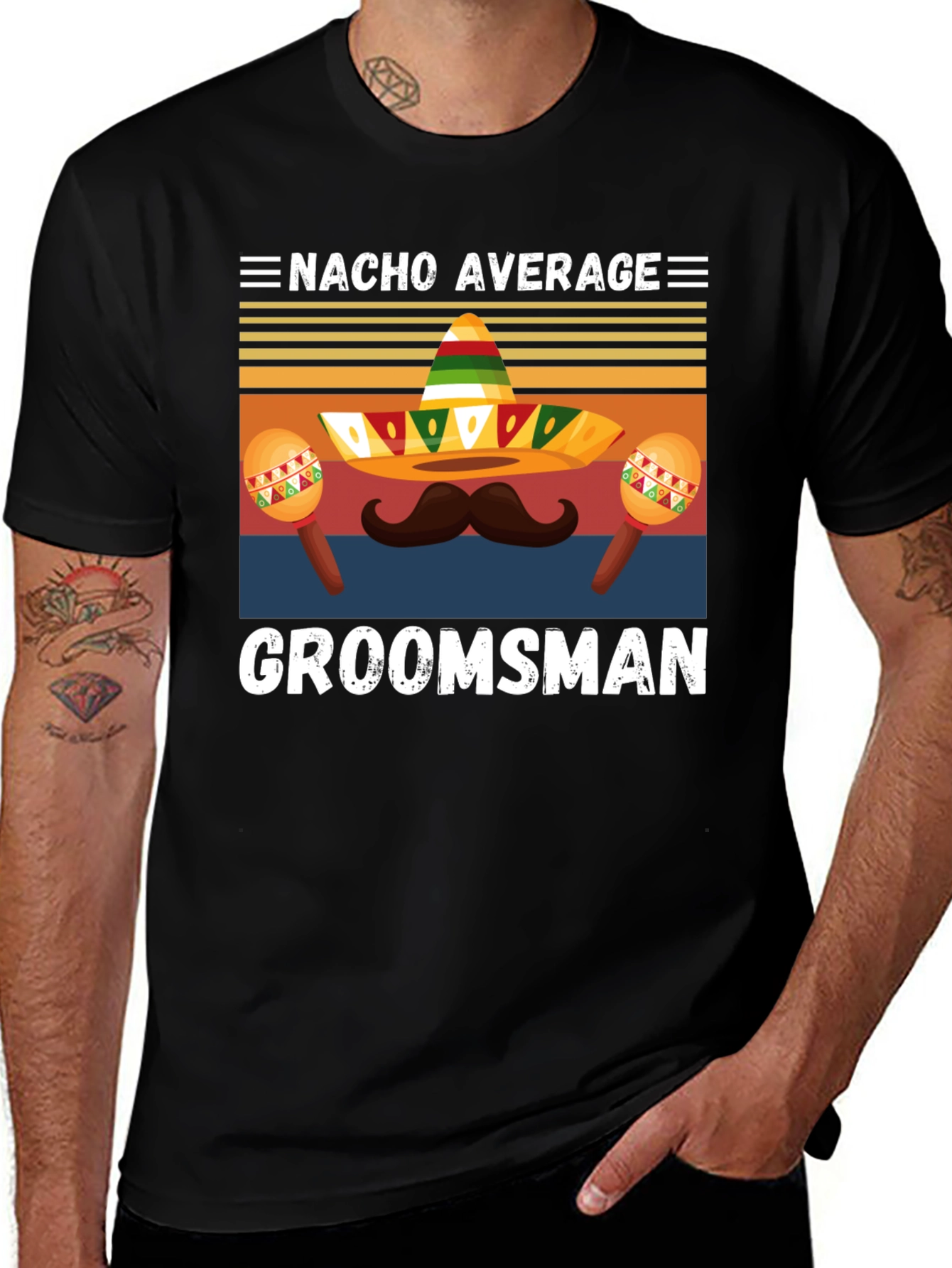 Nacho Average Groomsman T-Shirt