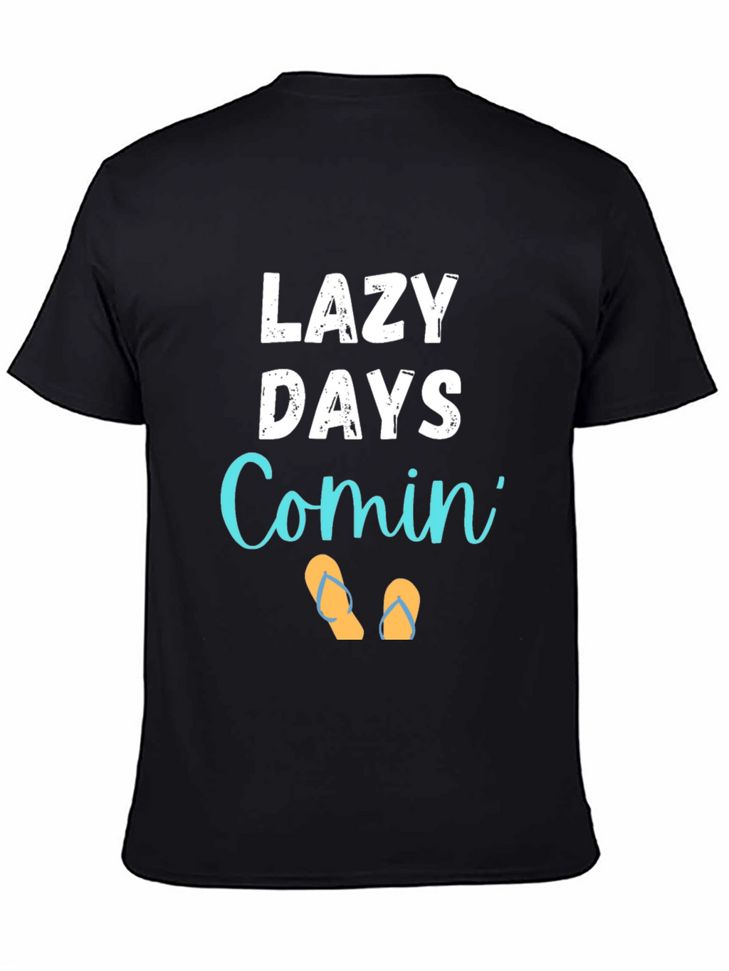 Lazy Days Comin Graphic Tee - Summer Vibes