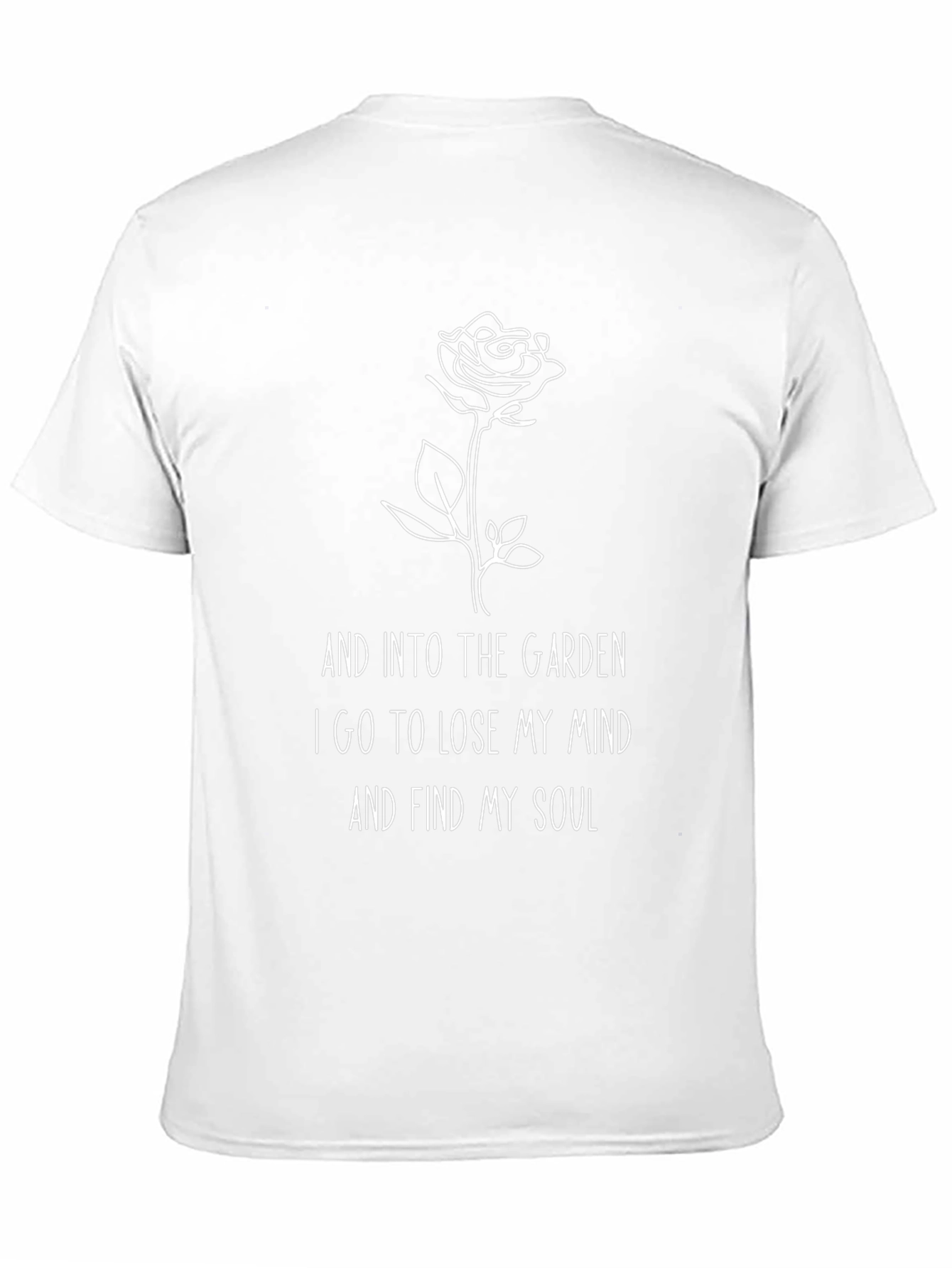 Garden Mind Soul Graphic T-Shirt - Black