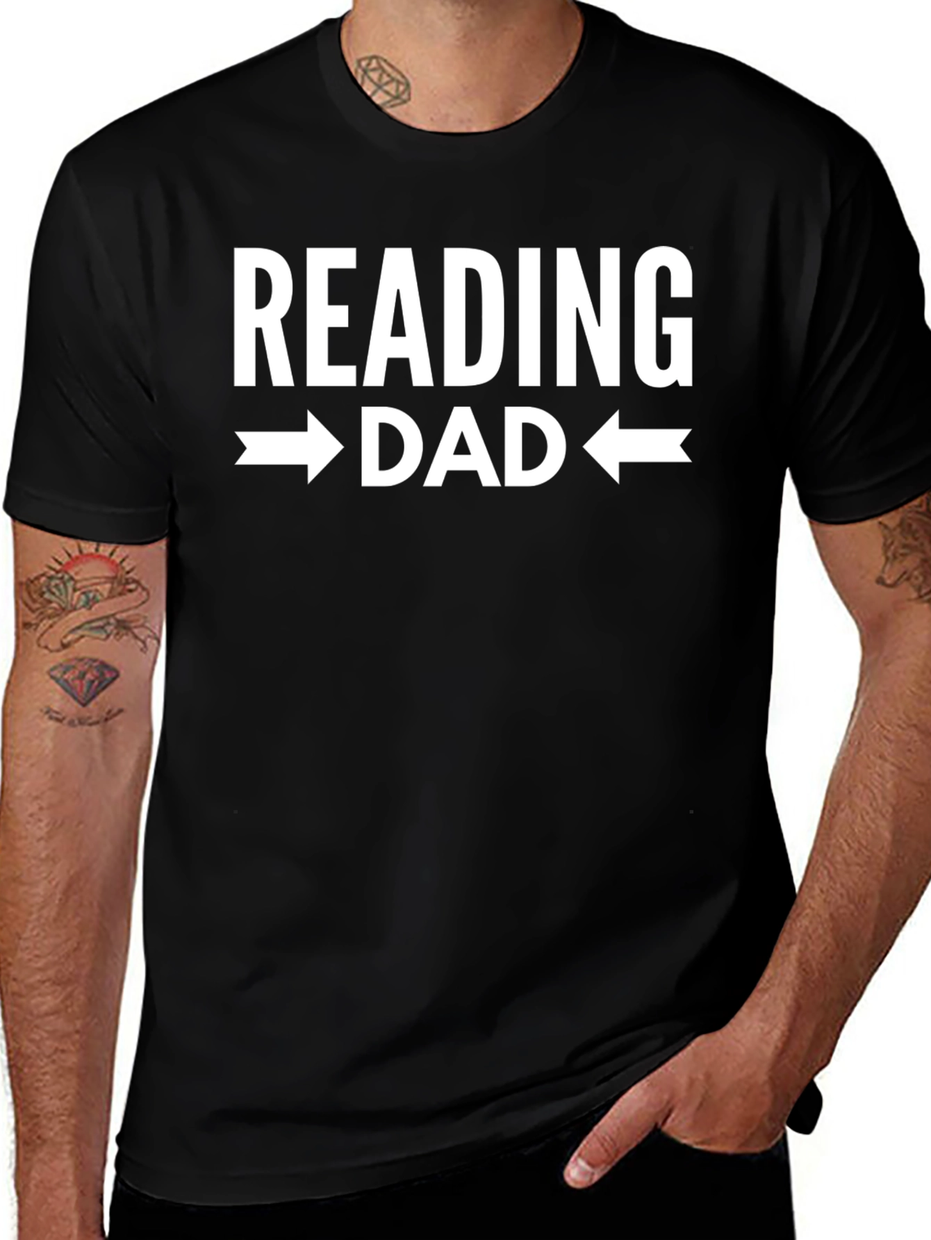 Reading Dad Graphic T-Shirt