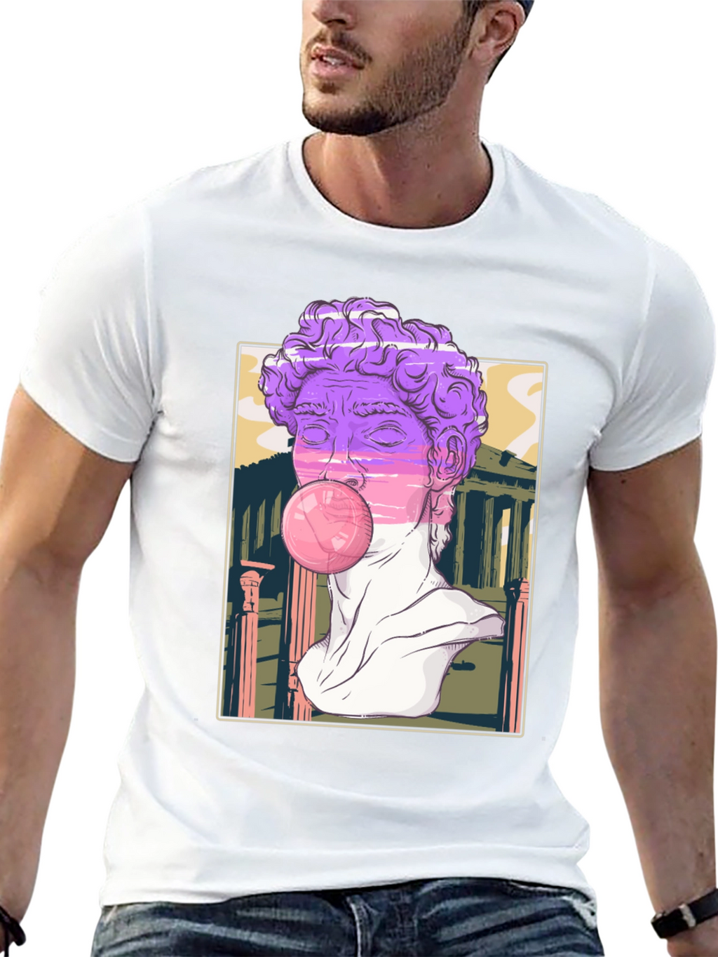 David Bubblegum T-Shirt - Pop Art Tee