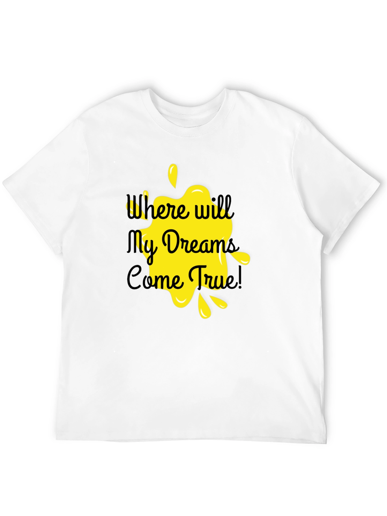Dreams Come True Black T-Shirt