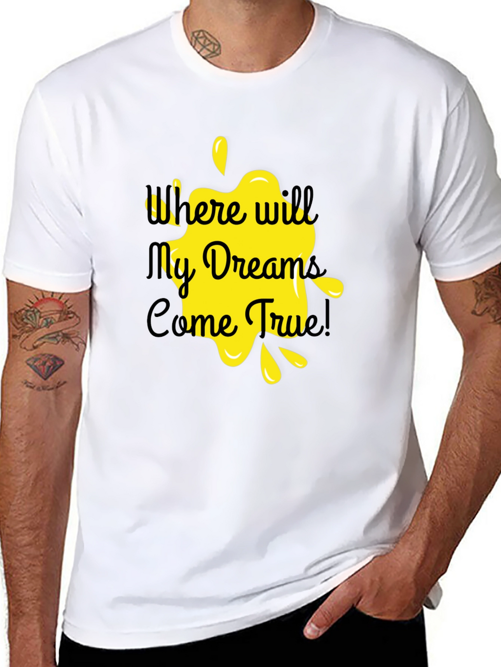 Dreams Come True Black T-Shirt