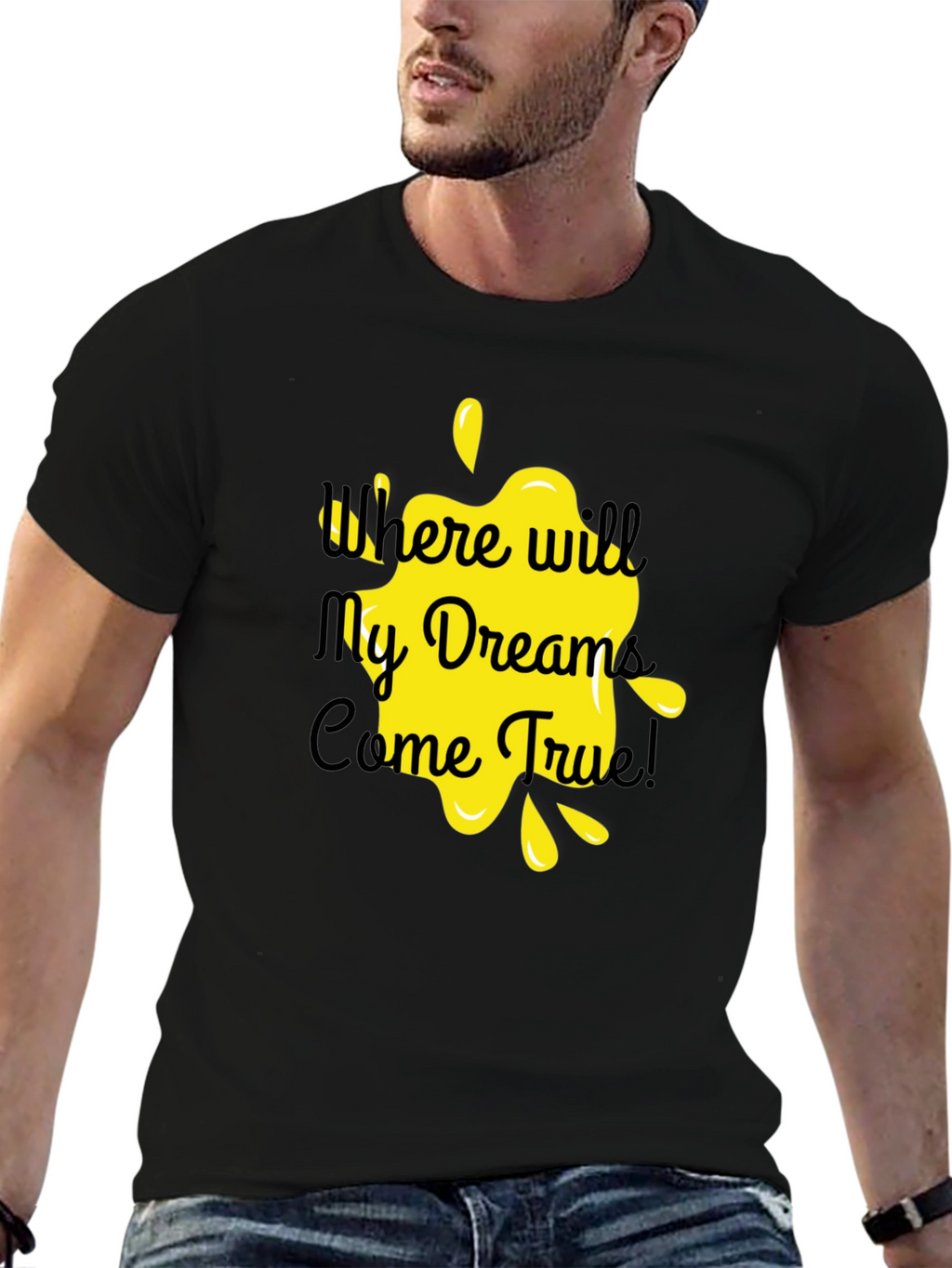 Dreams Come True Black T-Shirt