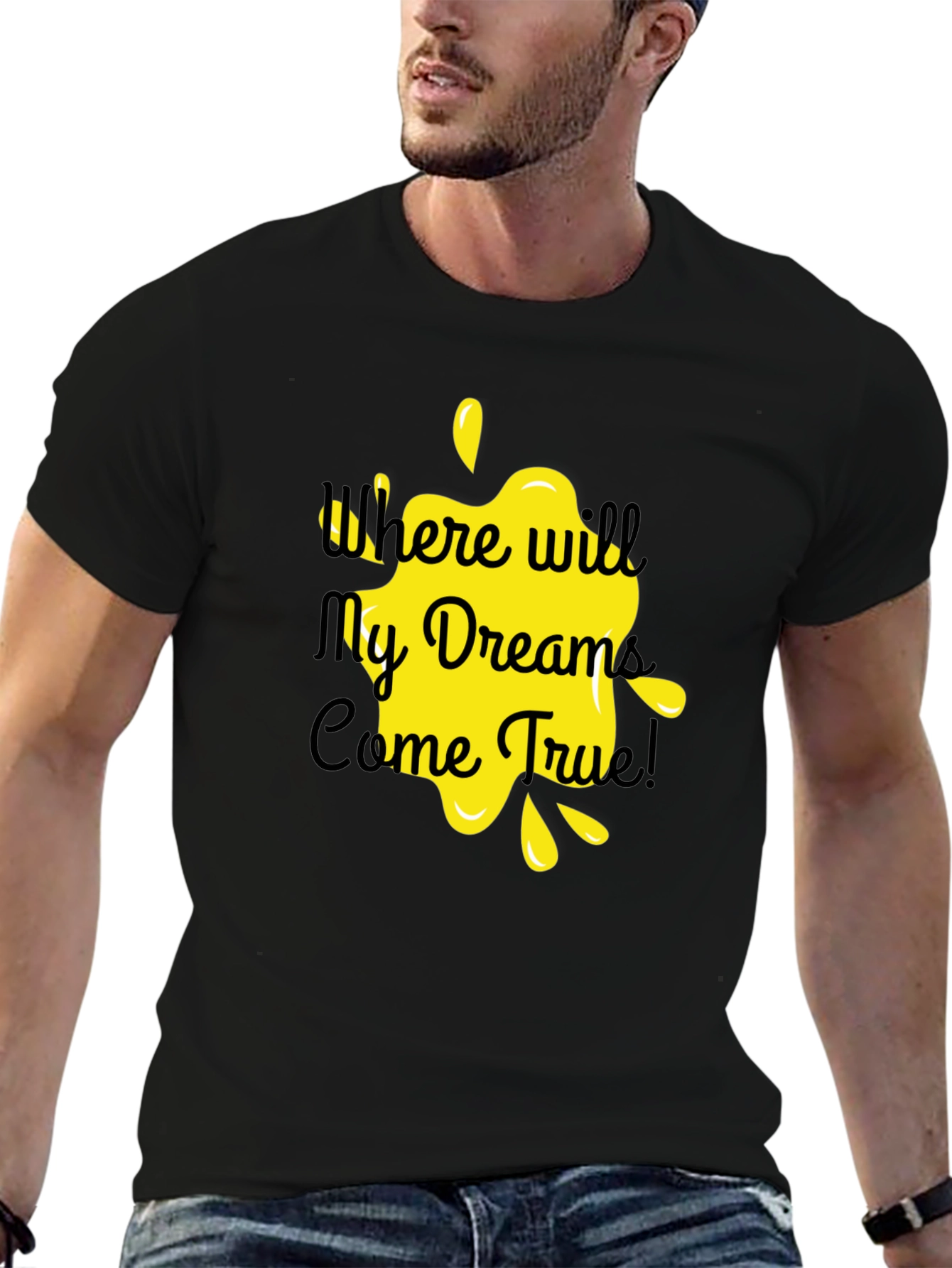Dreams Come True Black T-Shirt