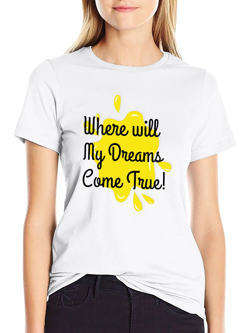 Dreams Come True Black T-Shirt