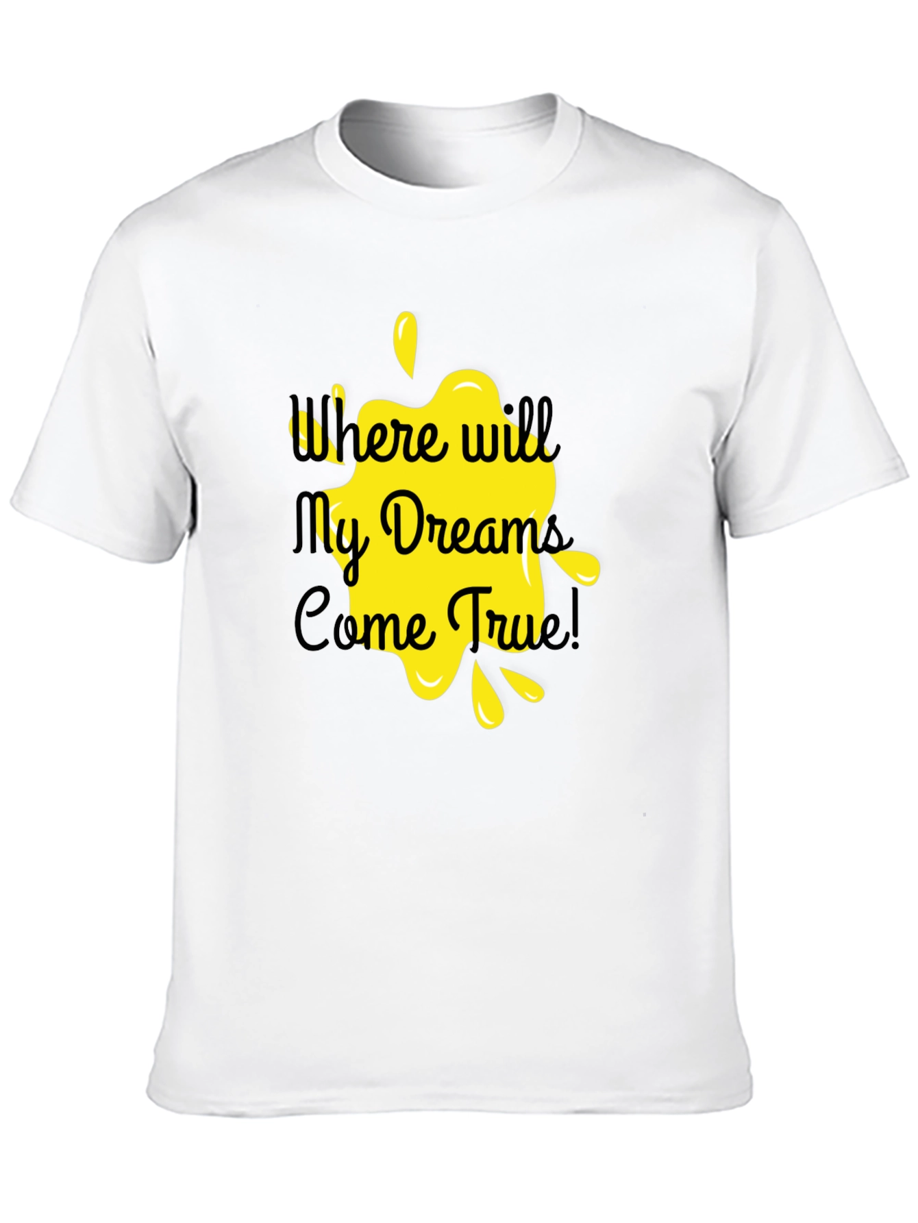 Dreams Come True Black T-Shirt