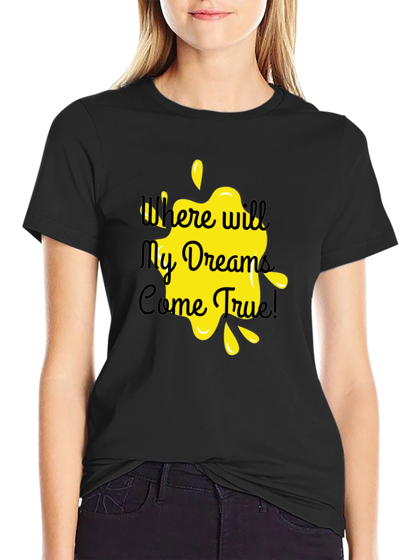 Dreams Come True Black T-Shirt