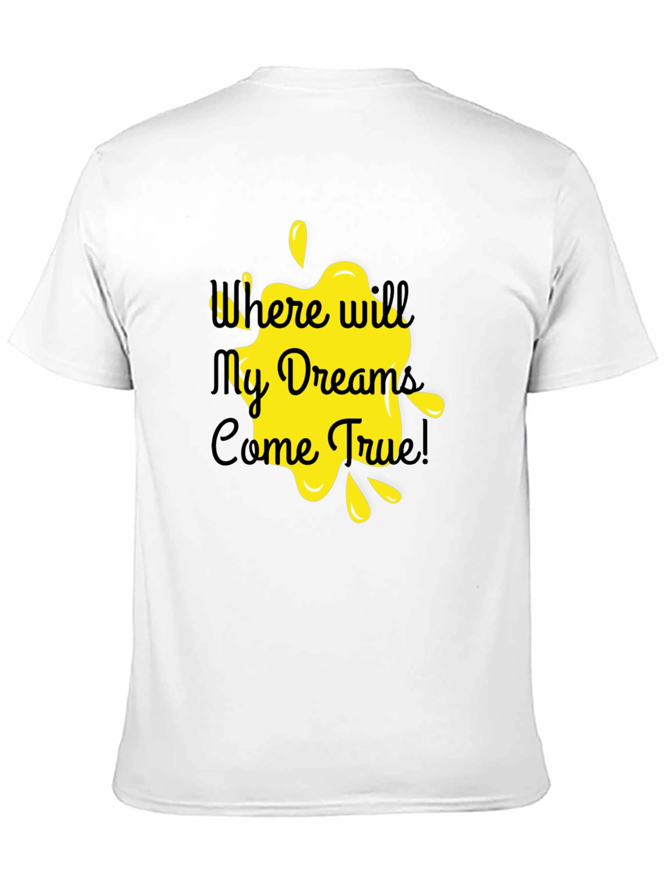 Dreams Come True Black T-Shirt