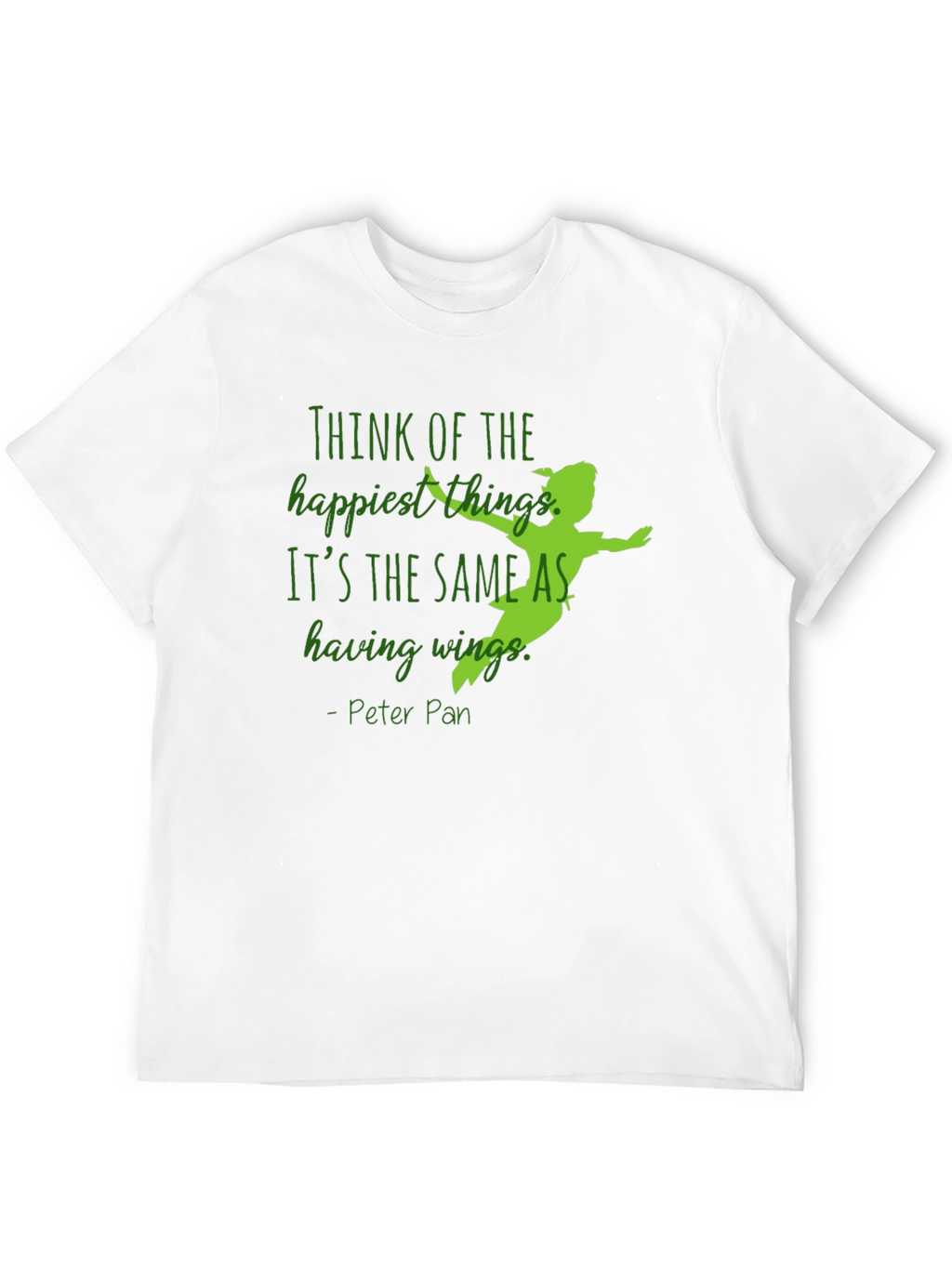 Peter Pan Tee: Think Happy Thoughts Graphic T-Shirt
