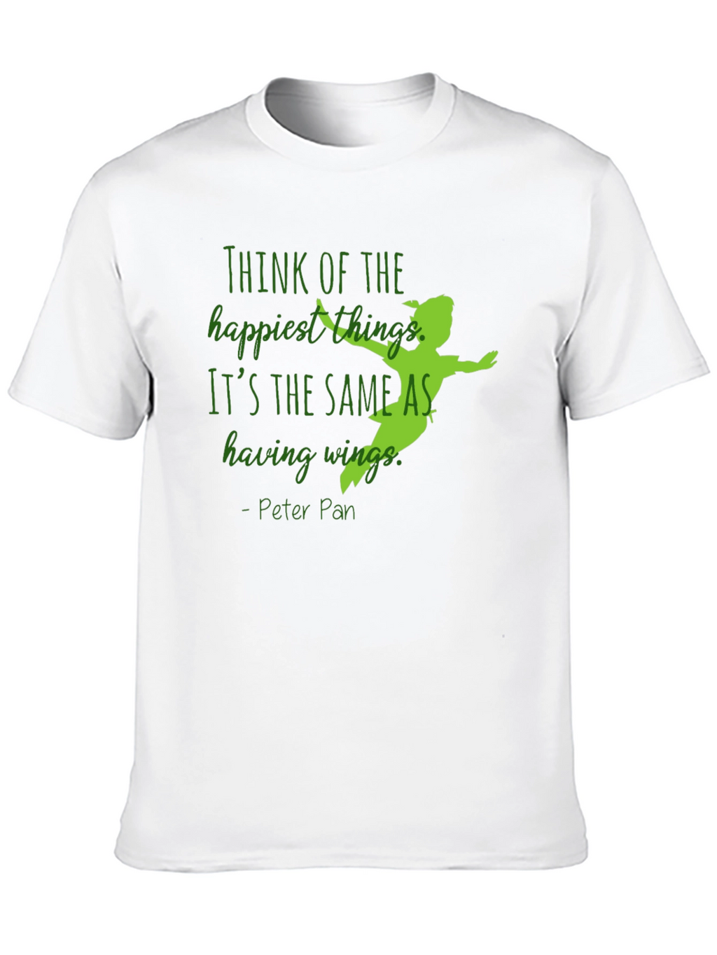 Peter Pan Tee: Think Happy Thoughts Graphic T-Shirt