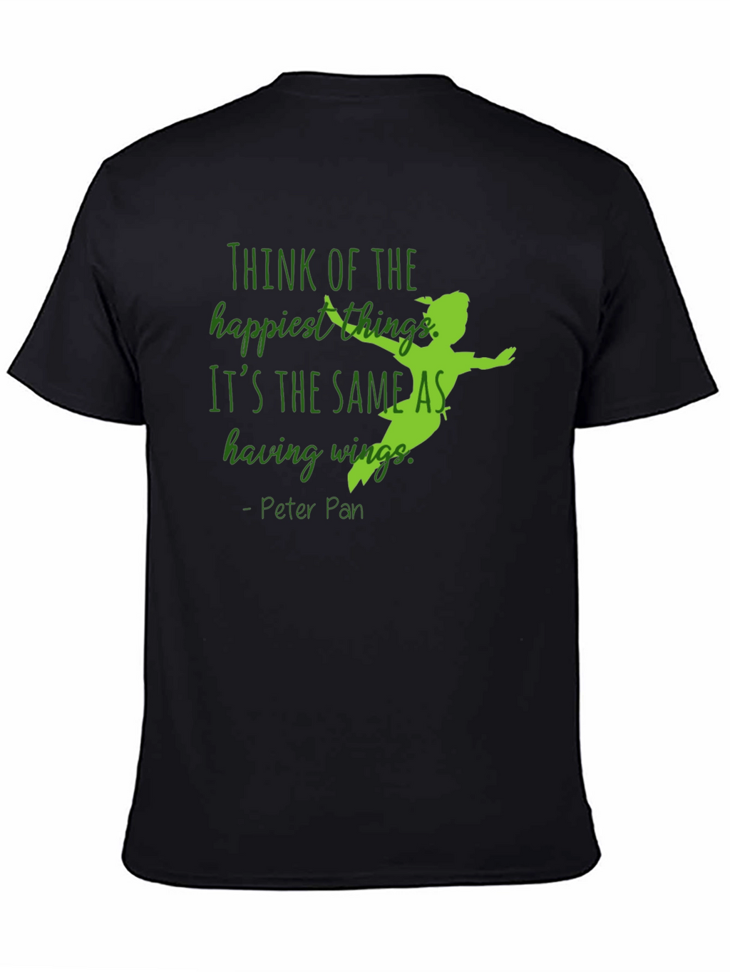Peter Pan Tee: Think Happy Thoughts Graphic T-Shirt