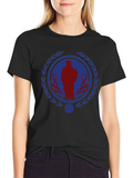Patriotic Ribbon Graphic Tee - Stylish Comfort