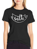 Stylish Black T-Shirt with with Graphic