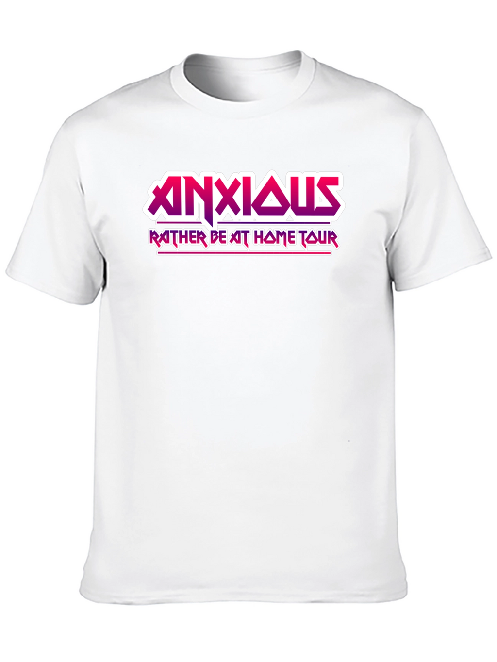 Anxious Rather Be At Home Tour Graphic T-Shirt