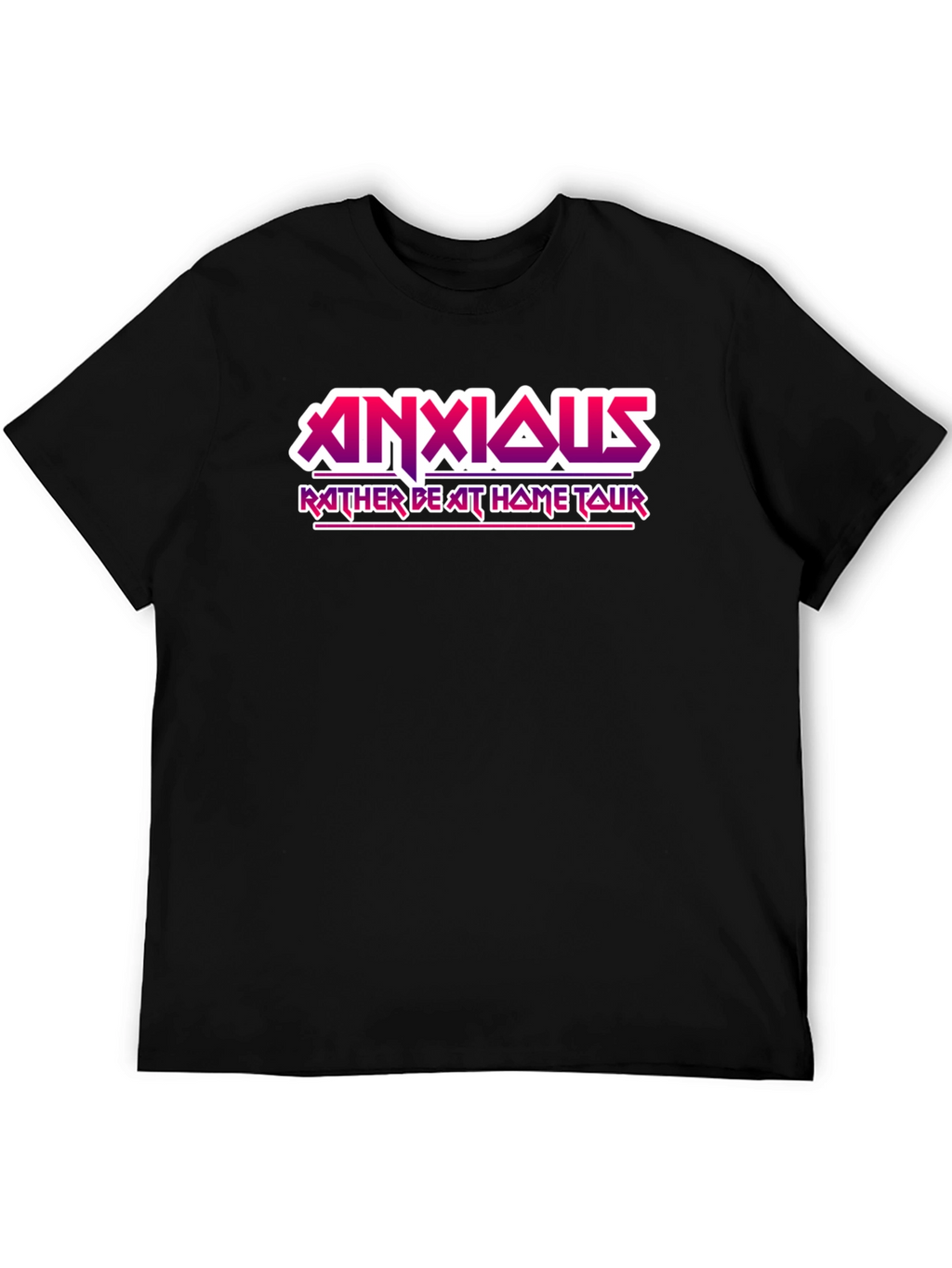 Anxious Rather Be At Home Tour Graphic T-Shirt