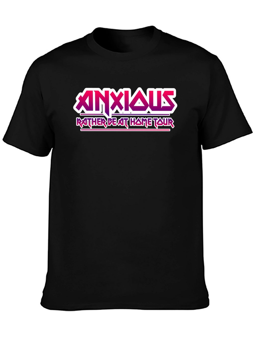 Anxious Rather Be At Home Tour Graphic T-Shirt