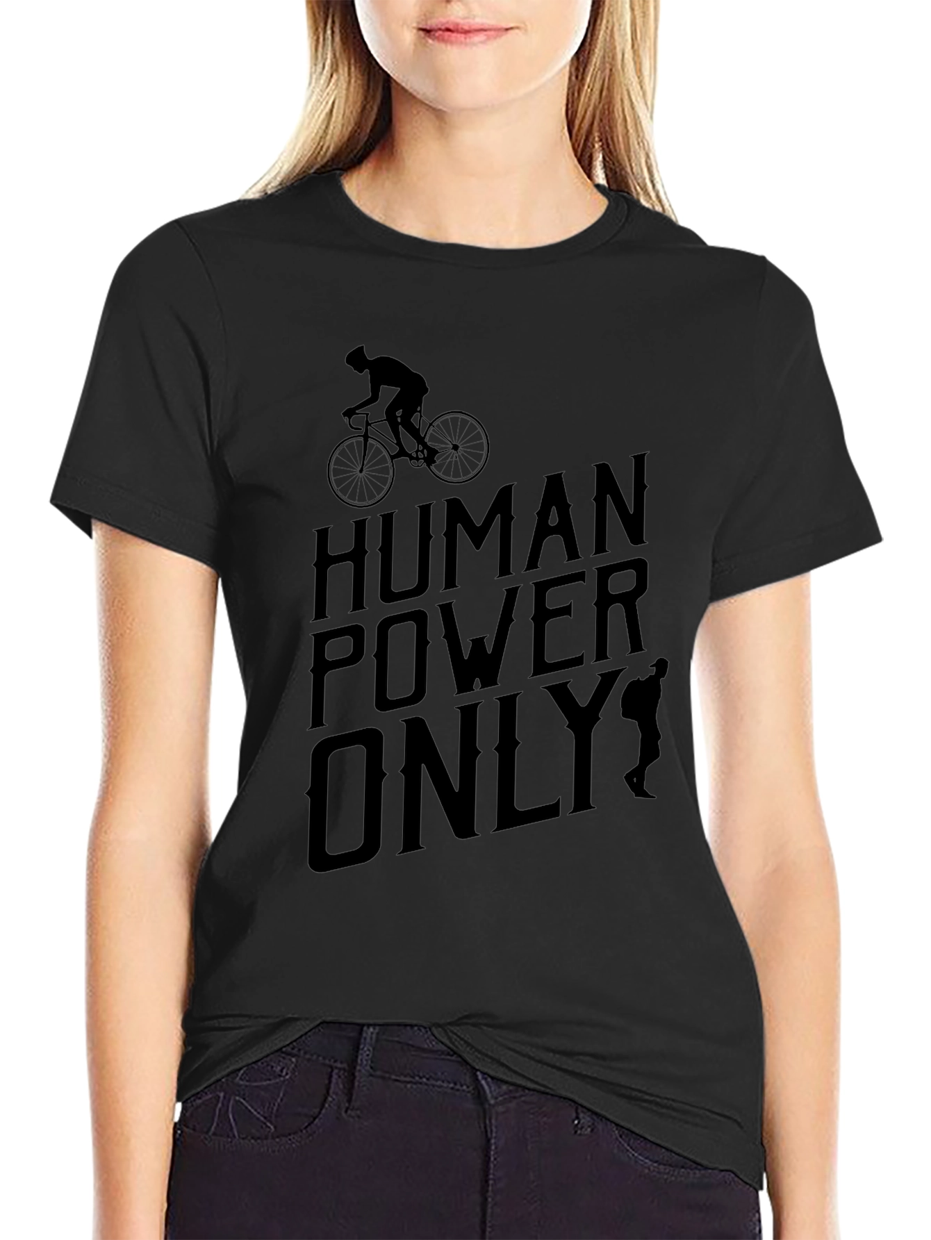Human Powered Biker T-Shirt