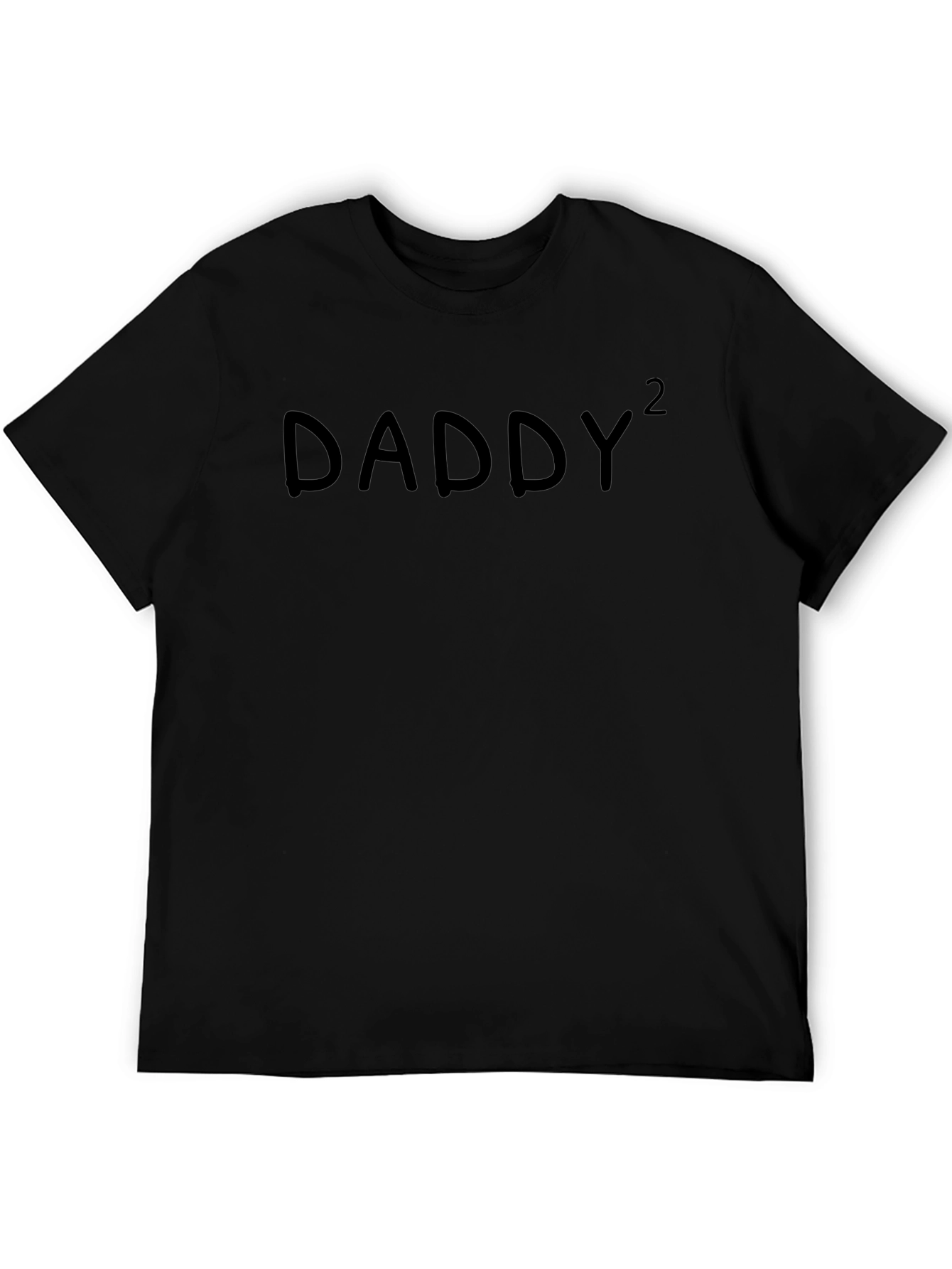 Daddy² Black Graphic Tee - Bold Statement