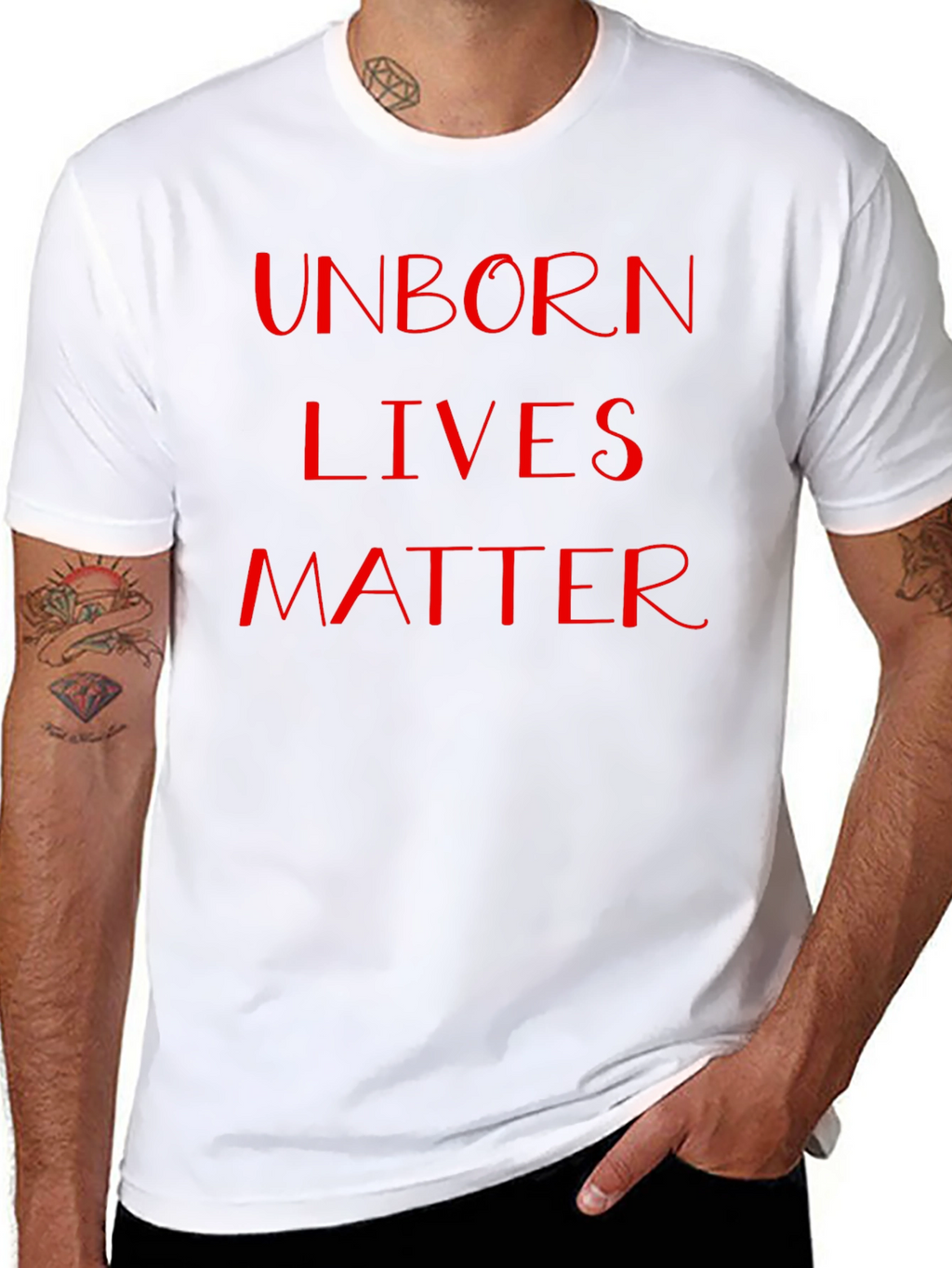 Unborn Lives Matter Graphic T-Shirt